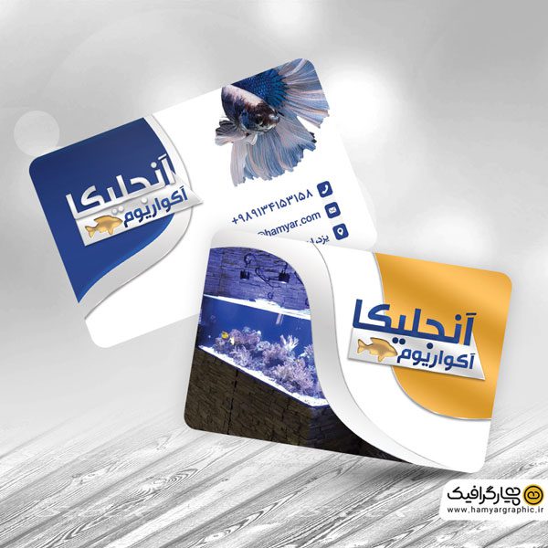 کارت ویزیت لایه باز ماهی فروشی